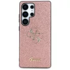GUESS tok Samsung Galaxy S25 Ultra GUHCS25LHG4SGP (Fix Glitter Big 4G) rózsaszín tok