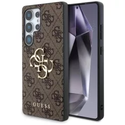   GUESS tok SAMSUNG S25 Ultra GUHCS25L4GMGBR (4G PU Nagy Logó) barna tok