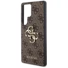GUESS tok SAMSUNG S25 Ultra GUHCS25L4GMGBR (4G PU Nagy Logó) barna tok