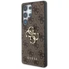 GUESS tok SAMSUNG S25 Ultra GUHCS25L4GMGBR (4G PU Nagy Logó) barna tok