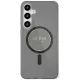 GUESS tok Samsung Galaxy S25 Ultra GUHMS25LHFGEREK (Mágneses IML csillogó kör) fekete tok