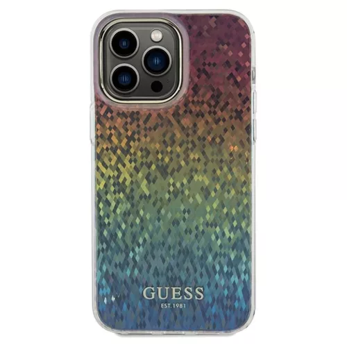 GUESS tok IPHONE 13 Pro Max-hoz GUHCP13XHDECMI (IML Faceted Mirror / disco iridescent) multicolor