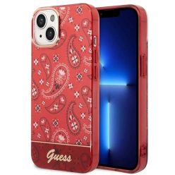   Guess GUHCP14MHGBNHR iPhone 14 Plus 6.7" piros/piros tok Bandana Paisley