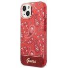 Guess GUHCP14MHGBNHR iPhone 14 Plus 6.7" piros/piros tok Bandana Paisley