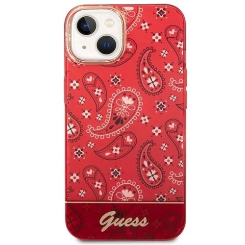 Guess GUHCP14MHGBNHR iPhone 14 Plus 6.7" piros/piros tok Bandana Paisley