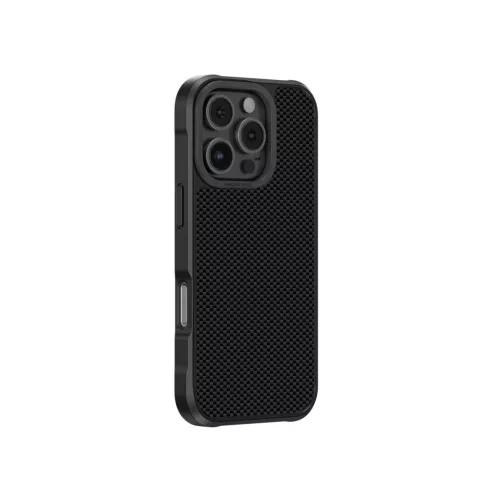 AmazingThing Titan Max tok 600D aramid szálakkal iPhone 16 Pro-hoz - Fekete tok