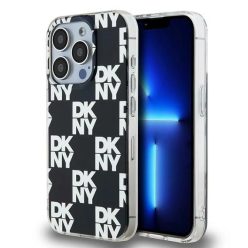   Original Case DKNY keménytok IML Checkered Mono Pattern DKHCP15XHDLCEK iPhone 15 Pro Max fekete tok