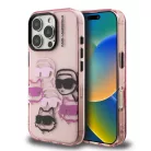 iPhone 16 Pro Pink Karl Lagerfeld IML Multi K&CH Heads tok