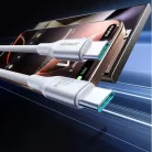 Joyroom S-A28 Flash Series 60W USB-C - USB-C Cable 1m - White