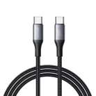 Joyroom S-A28 Flash Sorozat 60W USB-C - USB-C kábel 1m - fekete