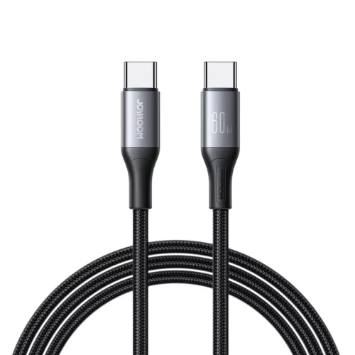 Joyroom S-A28 Flash Sorozat 60W USB-C - USB-C kábel 1m - fekete