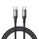Joyroom S-A28 Flash Sorozat 60W USB-C - USB-C kábel 1m - fekete
