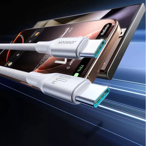 Joyroom S-A28 Flash Series 60W USB-C - USB-C kábel 2m - Fehér