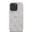 iPhone 16 Pro pink GUESS Original Case hardcase 4G Ring Classic Logo MagSafe GUHMP16LG4GFRP tok