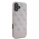 iPhone 16 pink Eredeti GUESS kemény tok 4G Bottom Stripe GUHCP16SG4GLPI