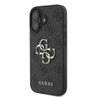 iPhone 16 Pro Fekete Eredeti GUESS 4G Big Logo GUHCP16L4GMGGR tok