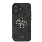 iPhone 16 Pro Fekete Eredeti GUESS 4G Big Logo GUHCP16L4GMGGR tok
