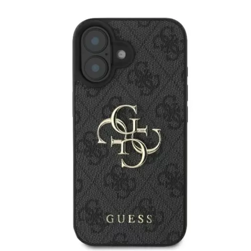 iPhone 16 Pro Fekete Eredeti GUESS 4G Big Logo GUHCP16L4GMGGR tok