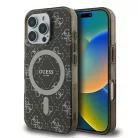 iPhone 16 Pro Barna Eredeti GUESS IML 4G Background Magsafe GUHMP16LH4DTEW tok