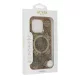 iPhone 16 Pro Barna Eredeti GUESS IML Peony On 4G Background Magsafe GUHMP16LH4PYEEW tok