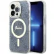 iPhone 16 Pro kék Eredeti GUESS IML 4G Magsafe GUHMP16LH4STB tok