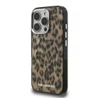 iPhone 16 Pro Barna Karl Lagerfeld IML Leopard MagSafe tok