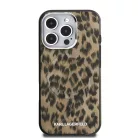 iPhone 16 Pro Barna Karl Lagerfeld IML Leopard MagSafe tok