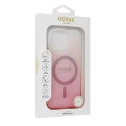   Iphone 16 Pro rózsaszín Original Case GUESS IML Glitter Gradient Magsafe GUHMP16LHGRCELP tok