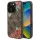 iPhone 16 Pro 6.3" Barna/Barna 4G Flowers Print MagSafe Guess GUHMP16LP4ROPEMCW keménytok