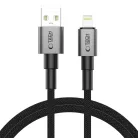 Tech-protect Ultraboost Dna Lightning Usb Kábel 15w/2.4a 100cm Vas Szürke