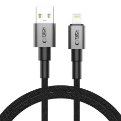   Tech-protect Ultraboost Dna Lightning Usb Kábel 15w/2.4a 100cm Vas Szürke