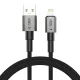 Tech-protect Ultraboost Dna Lightning Usb Kábel 15w/2.4a 100cm Vas Szürke