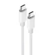 Maxlife MXUC-05 kábel USB-C - USB-C 1,0 m 60W fehér