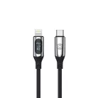 Forever LCD kábel USB-C - Lightning 1,0 m 27W fekete