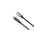 Forever LCD kábel USB-C - Lightning 1,0 m 27W fekete