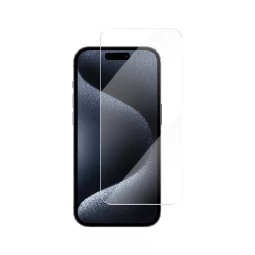 Vmax 2,5D Normál Átlátszó Üveg iPhone 15 Pro 6,1" üvegfólia