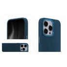 Satin Touch tok Samsung Galaxy A14 4G / A14 5G sötétkék