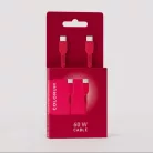 COLORUM kábel USB-C - USB-C 1,8m 3A CK60-CC-02 xMagenta