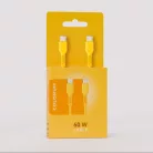 COLORUM kábel USB-C - USB-C 1,8m 3A CK60-CC-05 sárga