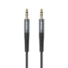 BWOO Nylon fonott+Alumínium ötvözet ház aux kábel BO-AUX064 3.5mm to 3.5mm
