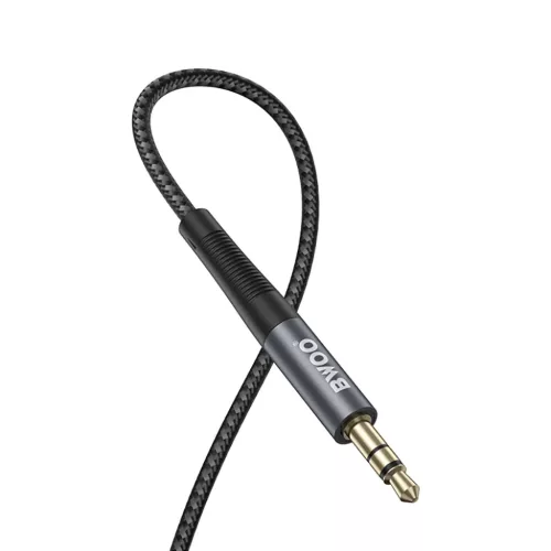 BWOO Nylon fonott+Alumínium ötvözet ház aux kábel BO-AUX064 3.5mm to 3.5mm