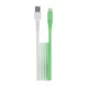 Setty kábel USB - USB-C 1,5 m 3A KGA-C-1.5320 menta-fehér átmenetes