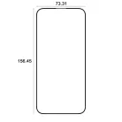 Etteri edzett üveg 9D iPhone 15 Pro Max 6,7" üvegfólia