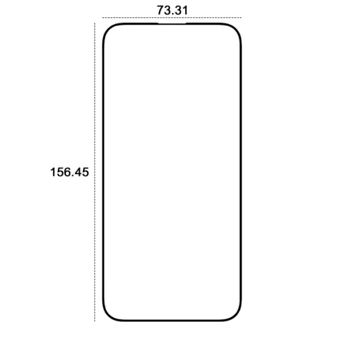 Etteri edzett üveg 9D iPhone 15 Pro Max 6,7" üvegfólia