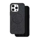 Vékony Csillámos Mágneses tok iPhone 16 Pro 6,3"-hoz fekete tok