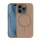 Szilikon Vékony Mag tok iPhone 16 Pro 6,3"-hoz barna