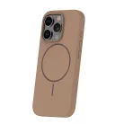 Szilikon Vékony Mag tok iPhone 16 Pro 6,3"-hoz barna