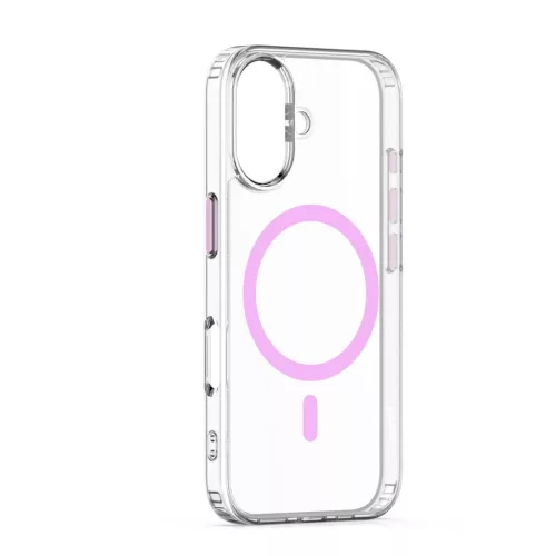Etteri Színes mágneses tok iPhone 16 Plus 6,7" rózsaszín tok