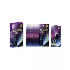 Edzett üveg 9D Samsung Galaxy A26 5G fekete kerettel 10in1 üvegfólia