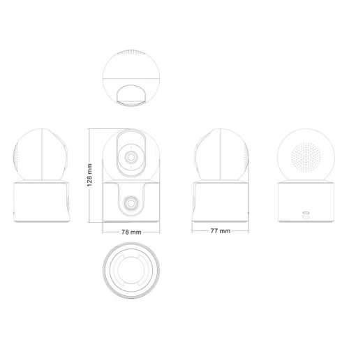 Xiaomi Smart Kamera Dual C500 2K EU BHR8755EU